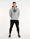 Apex Hoodie / Marl Grey-Jackets & Hoodies-Mens