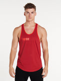 Aspect Stringer Vest / Burgundy-Stringers & Tanks-Mens