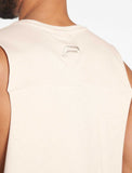 Bodybuilding 'Cut off' Tank / Beige-Stringers & Tanks-Mens