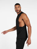 Bodybuilding 'Cut off' Tank / Black-Stringers & Tanks-Mens