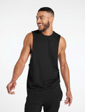 Bodybuilding 'Cut off' Tank / Black-Stringers & Tanks-Mens