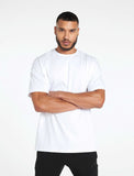 BodyBuilding T-Shirt / White-T-Shirts & Tops-Mens