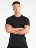 Core Seamless T-Shirt / Blackout-T-Shirts & Tops-Mens