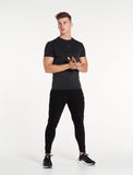 Core Seamless T-Shirt / Charcoal Marl-T-Shirts & Tops-Mens