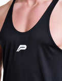 Essential BreathEasy® Stringer Vest / Black-Stringers & Tanks-Mens
