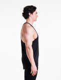 Essential BreathEasy® Stringer Vest / Black-Stringers & Tanks-Mens