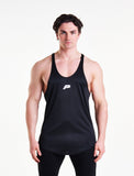 Essential BreathEasy® Stringer Vest / Black-Stringers & Tanks-Mens