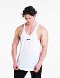Essential BreathEasy® Stringer Vest / White-Stringers & Tanks-Mens