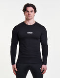 Essential Long Sleeve / Black-T-Shirts & Tops-Mens