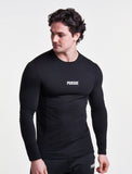 Essential Long Sleeve / Black-T-Shirts & Tops-Mens