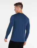 Essential Long Sleeve / Blue-T-Shirts & Tops-Mens