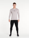 Essential Long Sleeve / Grey-T-Shirts & Tops-Mens