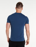 Essential T-Shirt / Blue-T-Shirts & Tops-Mens