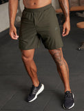 Mens-Hybrid Everyday Shorts / Dark Olive