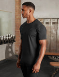 Mens-Hybrid Everyday T-Shirt / Black