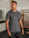 Mens-Hybrid Everyday T-Shirt / Black Marl