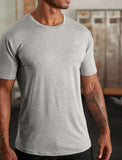 Mens-Hybrid Everyday T-Shirt / Grey Marl