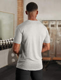 Mens-Hybrid Everyday T-Shirt / Grey Marl