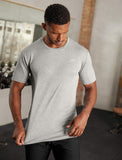 Mens-Hybrid Everyday T-Shirt / Grey Marl