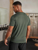 Mens-Hybrid Everyday T-Shirt / Olive Marl