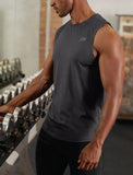 Mens-Hybrid Everyday Tank / Black Marl