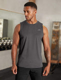 Mens-Hybrid Everyday Tank / Black Marl