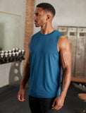 Mens-Hybrid Everyday Tank / Blue Marl