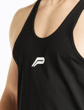 Icon Stringer Vest / Black-Stringers & Tanks-Mens