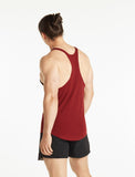 Icon Stringer Vest / Burgundy-Stringers & Tanks-Mens