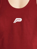 Icon Stringer Vest / Burgundy-Stringers & Tanks-Mens