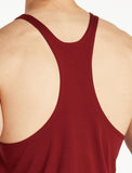 Icon Stringer Vest / Burgundy-Stringers & Tanks-Mens