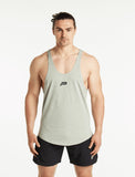 Icon Stringer Vest / Heather Grey-Stringers & Tanks-Mens
