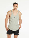 Icon Stringer Vest / Heather Grey-Stringers & Tanks-Mens