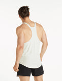 Icon Stringer Vest / White Marl-Stringers & Tanks-Mens