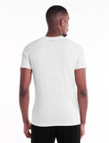 Icon T-Shirt / White Marl-T-Shirts & Tops-Mens