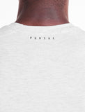 Icon T-Shirt / White Marl-T-Shirts & Tops-Mens