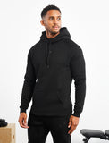 Icon Tapered Hoodie / Black