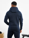 Icon Tapered Hoodie / Dark Navy