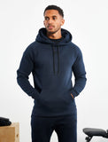 Icon Tapered Hoodie / Dark Navy