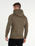 Icon Tapered Hoodie / Khaki-Jackets & Hoodies-Mens