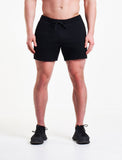 Icon Tapered Shorts / Black-Shorts-Mens