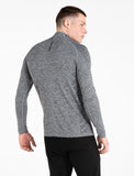 Intensity Seamless ¼ Zip / Charcoal Marl-Jackets & Hoodies-Mens