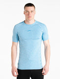 Intensity Seamless T-shirt / Blue Marl-T-Shirts & Tops-Mens
