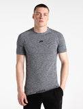 Intensity Seamless T-shirt / Charcoal Marl-T-Shirts & Tops-Mens