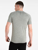 Intensity Seamless T-shirt / Khaki Marl-T-Shirts & Tops-Mens