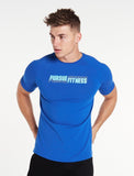 Offset T-Shirt / Royal Blue-T-Shirts & Tops-Mens