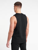 Offset Tank / Black-Stringers & Tanks-Mens