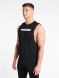 Offset Tank / Black-Stringers & Tanks-Mens