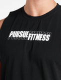 Offset Tank / Black-Stringers & Tanks-Mens