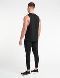 Offset Tank / Black-Stringers & Tanks-Mens
